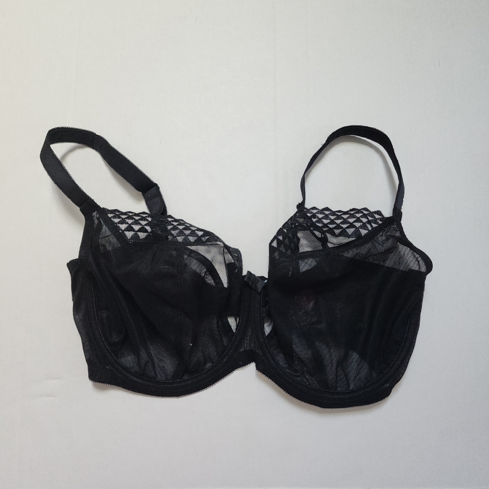 Cleo Elegant Black Lace Bra 38